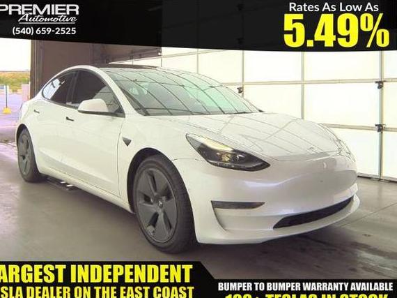 TESLA MODEL 3 2022 5YJ3E1EB5NF105107 image